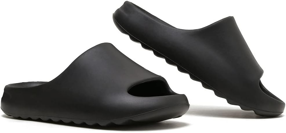 Cloud Slides for Women and Men, Platform Slides Slippers, Non-Slip Quick Drying Soft Lightweight Shower Shoes, Thick Sole Open Toe Slides Sandals for Indoor & Outdoor