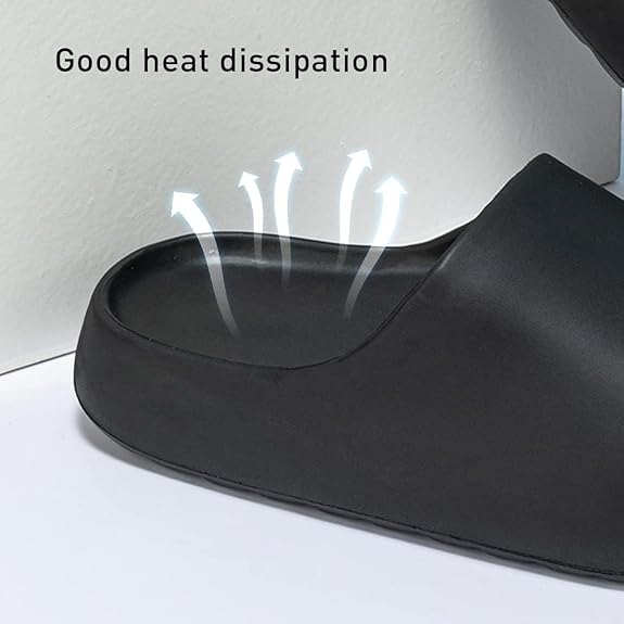 Cloud Slides for Women and Men, Platform Slides Slippers, Non-Slip Quick Drying Soft Lightweight Shower Shoes, Thick Sole Open Toe Slides Sandals for Indoor & Outdoor